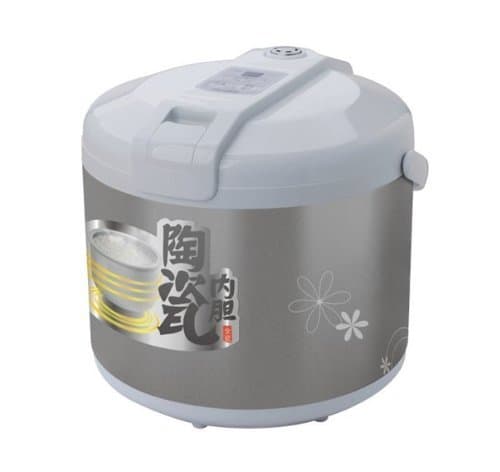 Hannex RCTJ400S Ceramice Rice Cooker, 4 L, White