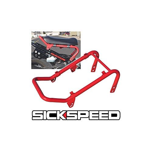 Red Aftermarket Lowering Support Bar/Frame For Honda Ruckus/Zoomer Seat