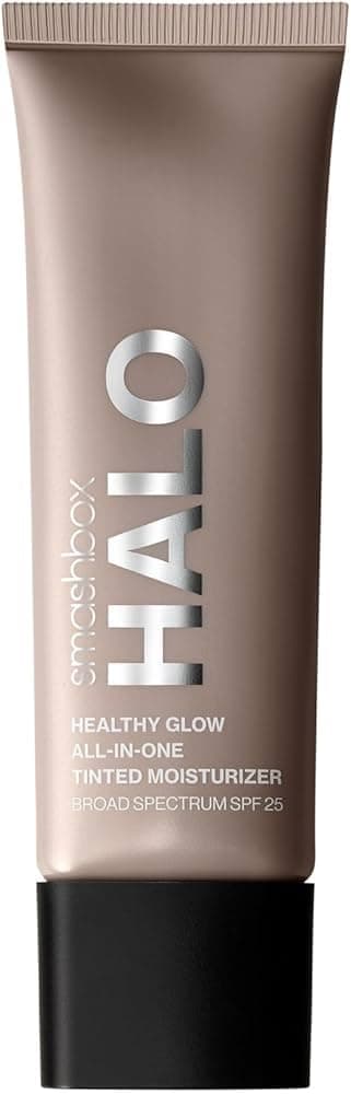 Halo Healthy Glow All-In-One Tinted Moisturizer with SPF 25 | Light to Medium Coverage | Hyaluronic Acid, Oil free + Anti Humidity, 1.4 Fl Oz, Medium Tan