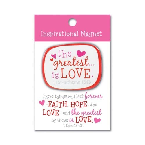 Colourful Magnet - The Greatest Is Love - 1 Corinthians 13:13