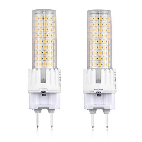 15W G8.5 LED Corn Light, Aluxcia G8.5 Bi Pin Base Light Bulb 150W Halogen Replacement for Home, Corridor, Yard, Garage, Display Room Lighting, Daylight 6000K, 2-Pack