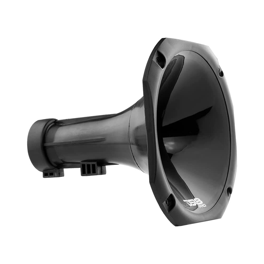 PRO-H110 Circular Universal Driver Horn Body Easy Twist On/Off Installation (Black)