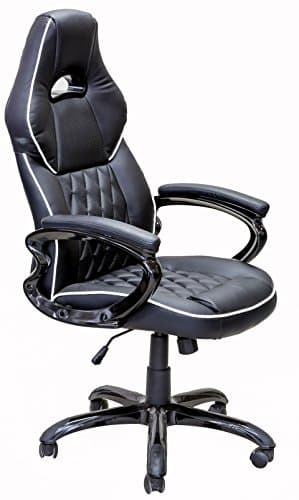 Viscologic Series Yf-2736 Gaming Racing Style Swivel Office Chair, Black
