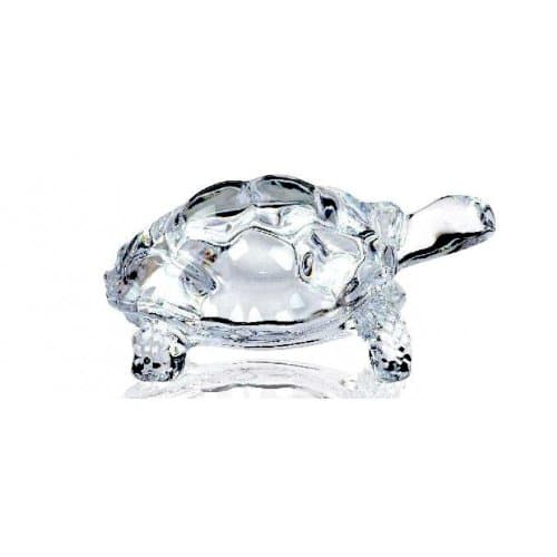 Devnow Crystal Prosperity Glass Tortoise