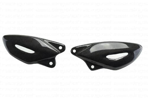 2007 2008 2009 2010 2011 2012 Triumph Street Triple 675 / R Carbon Fiber Fibre Heel Foot Guard Plate Sheild Protectors