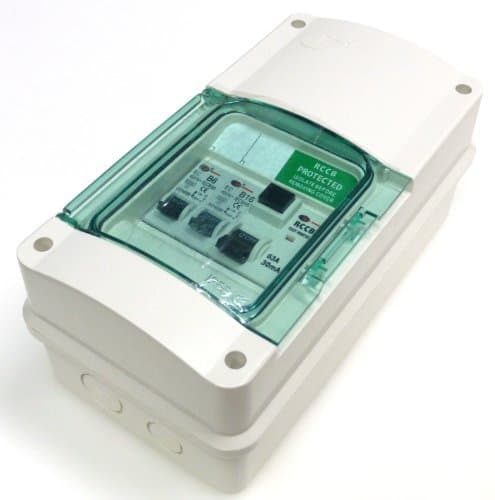 CGD Lewden 2 Way Garage/Consumer Unit E-Garage 63 Amp RCD + 6A/16A MCB 240 Volt by CGD Leewden