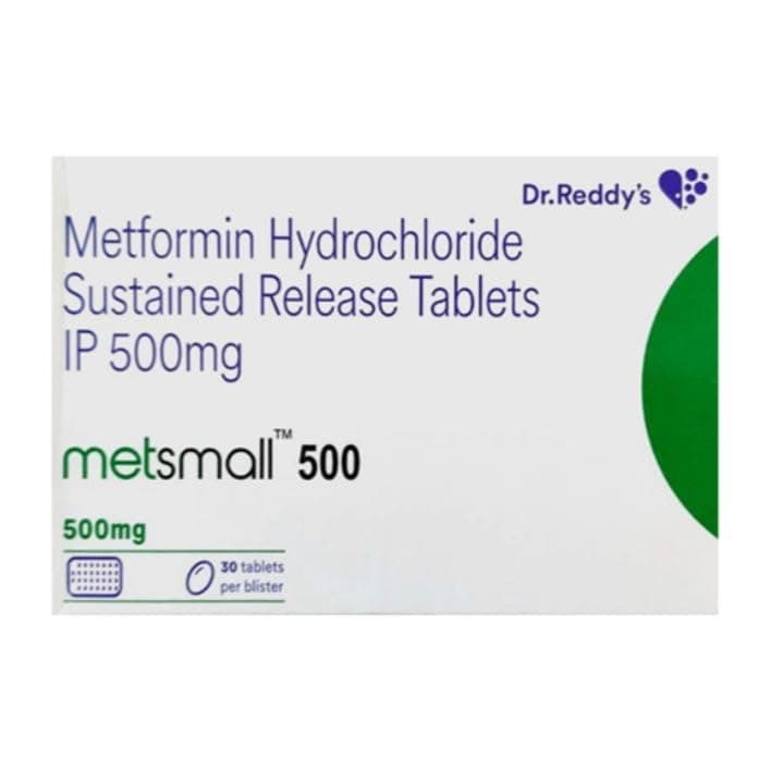 Metsmall 500mg - Strip of 30 Tablets