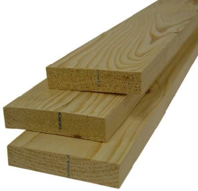 Thunderbird Forest Pine Boards 1 " X 4 " X 6 ' Pine