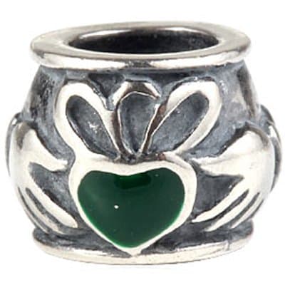 Everbling Christmas Bible Lucky Clover Guarding Blue Evil Eyes Hand of Fatima Hamsa 25 Sterling Silver Bead for European Charm Bracelet