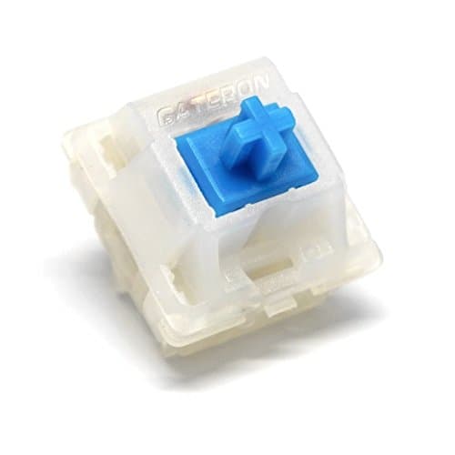 120 * Gateron KS-3 Mechanical MX type Key Switch - clear top [ Blue 55g Clicky]