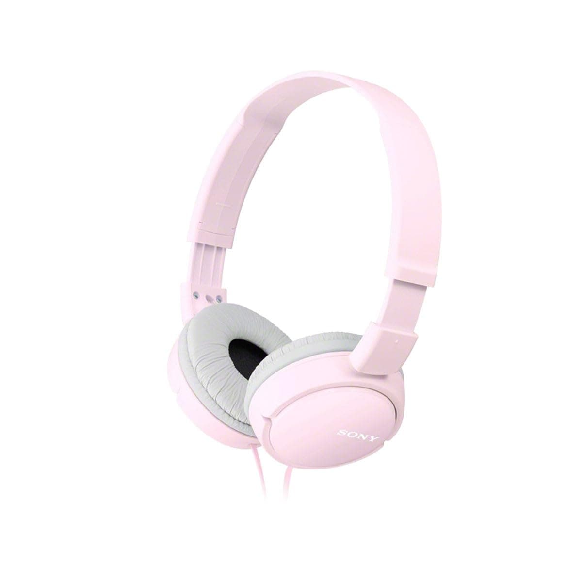 MDR-ZX110 Foldable Headband Headphones Powerful Sound Pink 25