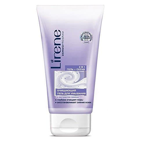Lirene Deep Pore Cleansing Scrub + Gel 2 in 1 for Glowing Skin