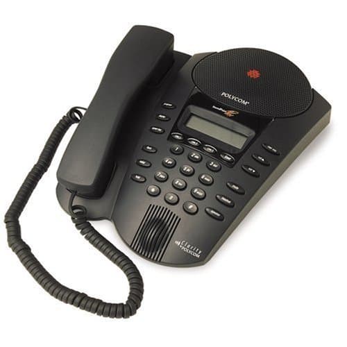Polycom Soundpoint Pro SE-225 2-Line Professional Conference Phone with Caller ID (Renewed)