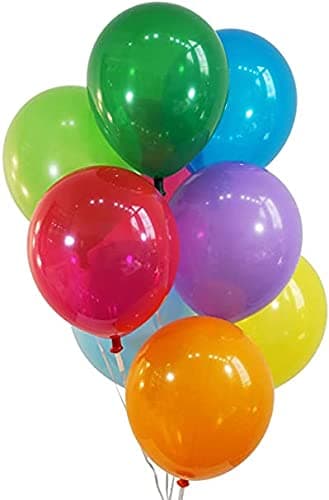 R.S Pack of 200 Pcs Balloons for/Celebration/Decoration/Kids Fun in Multi colour