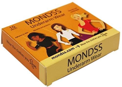 Sweat Pads/Armpit Shields/Underarm Shields (Adhere/Stick to Skin) MONDSS Underarm Wear – for Men/Women. FAST FREE same day shipping WORLDWIDE.**AS SEEN ON TV!*