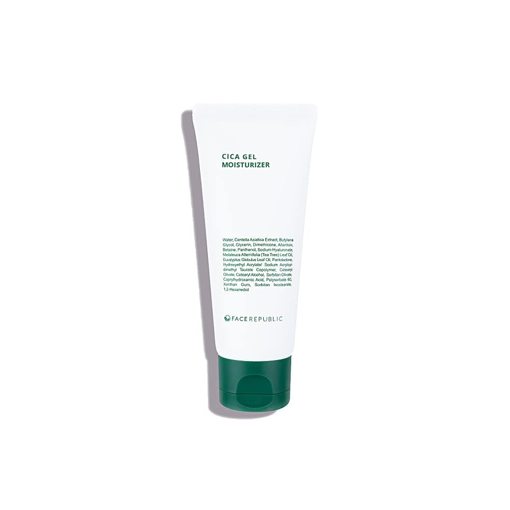 Face Republic Cica Gel Moisturizer 50mL | Calming & Moisturizing | Centella Asiatica | Blemish care