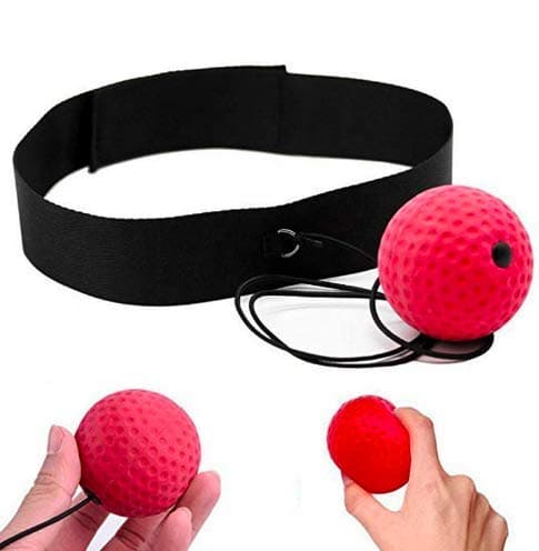 KWOW Boxing Reflex Ball, Portable Boxing Training Speed Ball with Headband for MMA Speed Training Adult/Kids Gift Improve Punch Focus Sport Exercise Practice Fitness Trainer