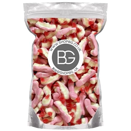 BG Pick & Mix Sweets Candy Pick n Mix Choose Your Sweetie Pouch 800g (- Jelly Vampire Fangs)