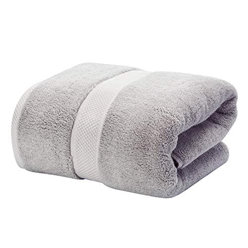 TenMotion 625 GSM Towels, 100% Super Soft Cotton Bath Towels, Extra Large Bath Towel Sheet (80 x 160 cm), Heavy Weight and Absorbency, Luxury Bath Sheets, Hotel Quality, Machine Washable (Light Grey)