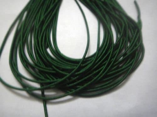 150 Inches French Metal Wire Gimp Coil Bullion Purl - Smooth Regular - 3.80 Meters - DESI HAWKER (Dark Green MATT)