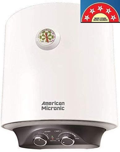 Sponsored Ad - AMERICAN MICRONIC-Water Heater, 15 Litre, 8 Bar Pressure, Titanium Glass Lined Seemless Steel Tank, 3 Power modes ( 800W 1200W 2000W ) with Variable Temprature Control, Magnesium Anode, BEE 5 Star (White)-AMI-WHM3-15LDx