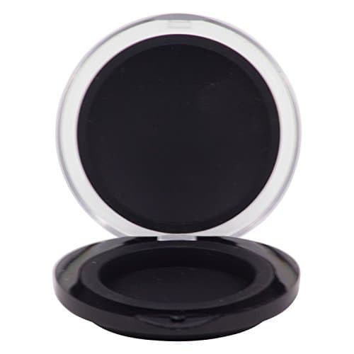 Non-Stick Silicone Wax Dab Concentrate Compact Clamshell Containers 10 ml Multi Use Storage Jars (Black, 1)