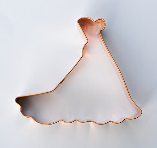 ecrandal Alexandra Wedding Gown copper cookie cutter