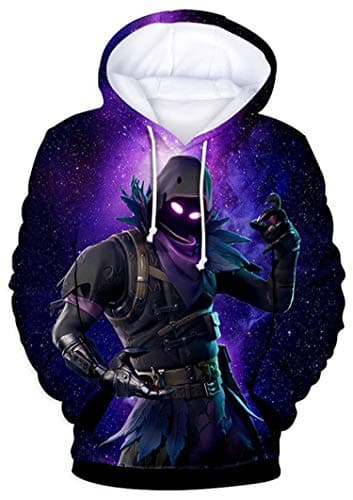 NiteGear Unisex 3D Printed Hoodie with Pockets Purple