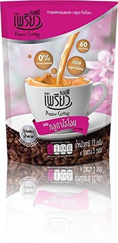 Preaw Coffee Instant Coffee Powder with L-Glutathione 12g x 20pcs , Beverage , By Thaidd