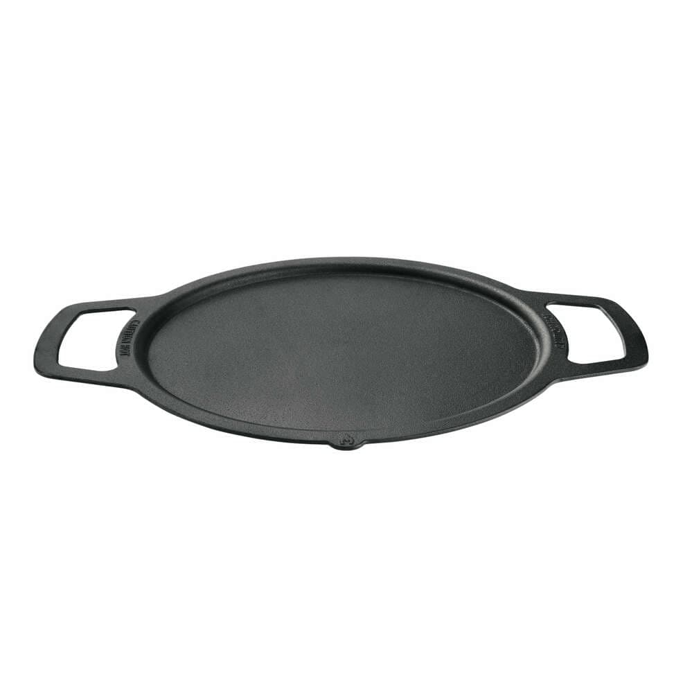 Large Cast Iron Griddle Top, Cookware for Bonfire and Yukon fire pit, Fireplace accessory, Cooking surface: 17.75", Weight: 16.5 lbs