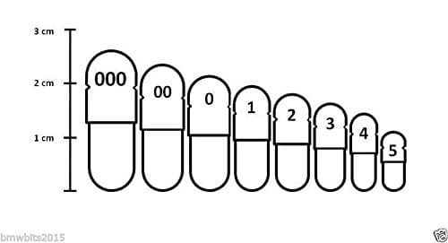 10,000 Empty Clear Gelatin Gelatine Hard Capsules Size 1 self fill gel caps Hard Capsule