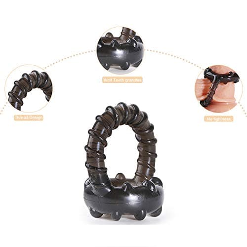 Silicone Rings Men's Exercise Resistance Bands Super Soft Elastic Soft Lock Sleeve Ring