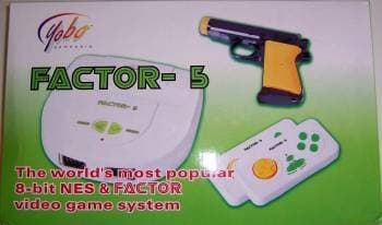 Yobo Factor-5 Video Game System: NES/SNES Replica with 5 Games