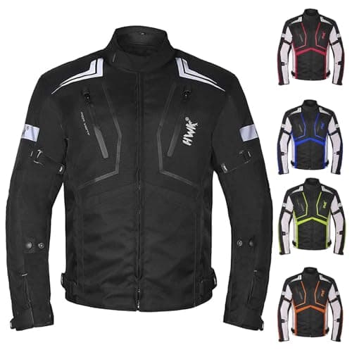 HWK mens Motorcycle Jacket Motorcycle Jacket