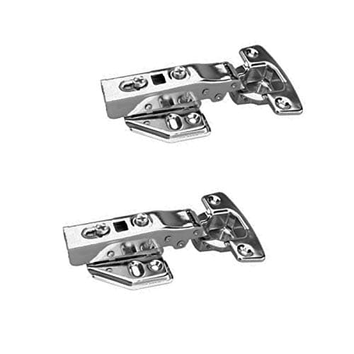 FYTRONDY Full Overlay Stainless Steel Soft Slow Close Kitchen Cabinet Door Hinges,ONE Pair (2 PCS) in Pack