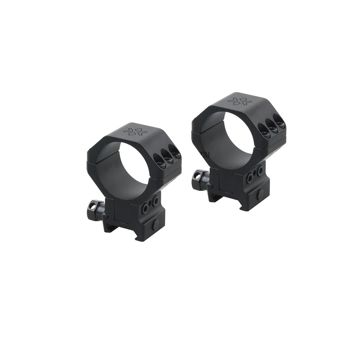 X-Accu 34mm Elevation Adjustable 6 Screw Heavy Duty Weaver/Picatinny Rifle Scope Mount Rings HIGH