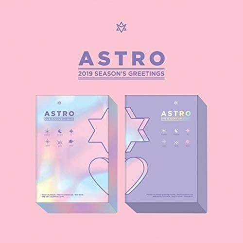 Fantagio Music Astro - 2019 Astro Season's Greetings [Holiday+Sunny Day ver. Set] 2 Versions Package+2 Folded Poster