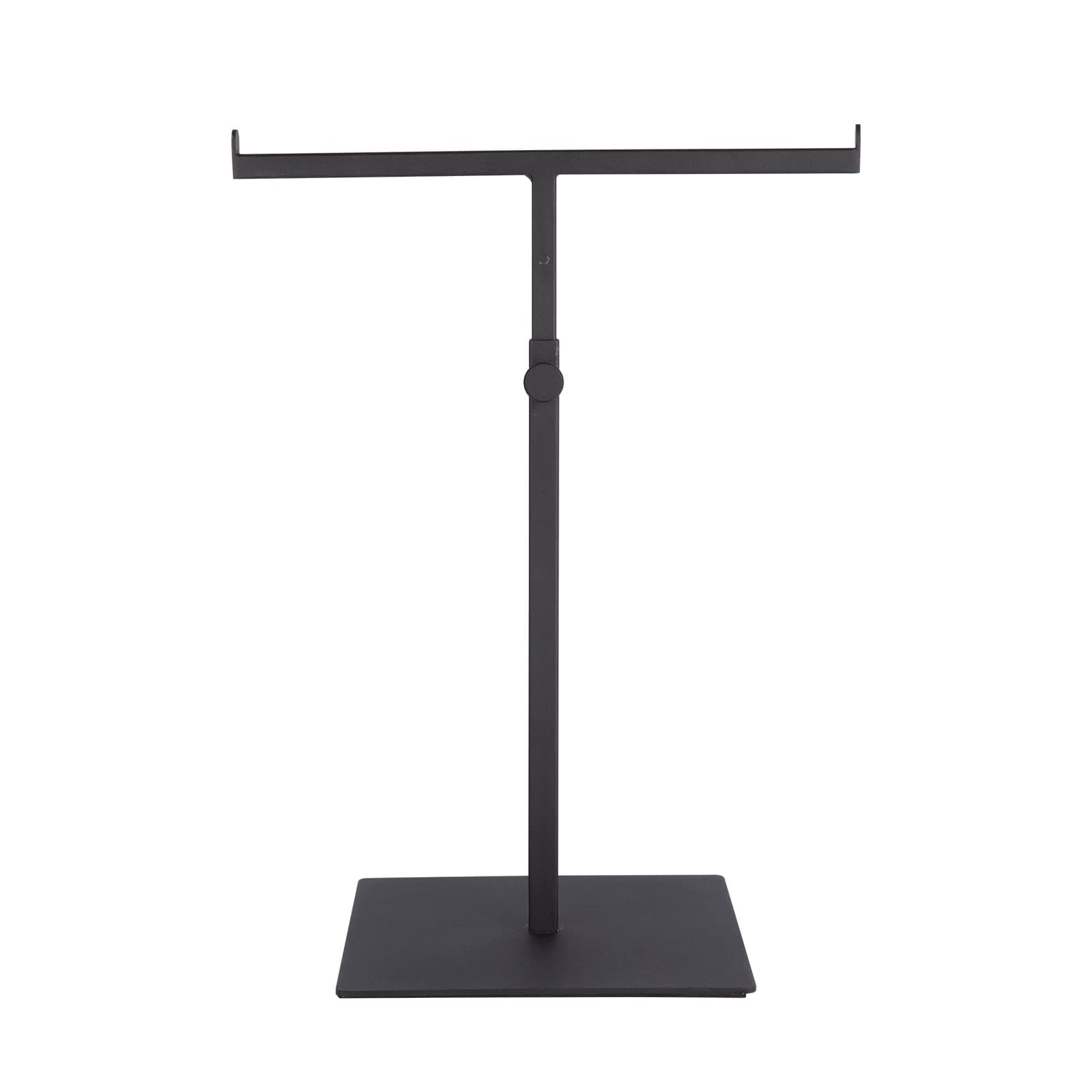 Polmart Countertop Adjustable Display Stand Stand for Purses/Handbags, Wreaths, Wigs, Hats and Crafts (T-Stand, Black)