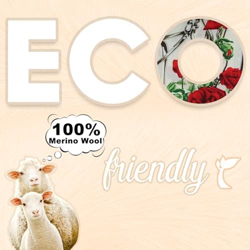 DANA XU 100% Merino Wool Pashmina Shawl for Women 96"x43", Oversized Cashmere Wrap with Tassels, Floral Travel Blanket Cape