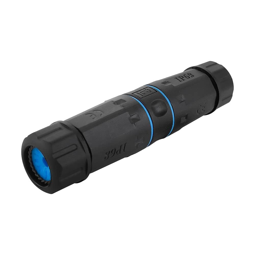 SR VISION Durable Waterproof Plastic RJ45 Coupler, Shielded Female to Female Waterproof Ethernet Coupler, IP68 Outdoor LAN Cable Connector Ideal for Cat5e/Cat6/Cat7 Ethernet Cable (Pack of 1)