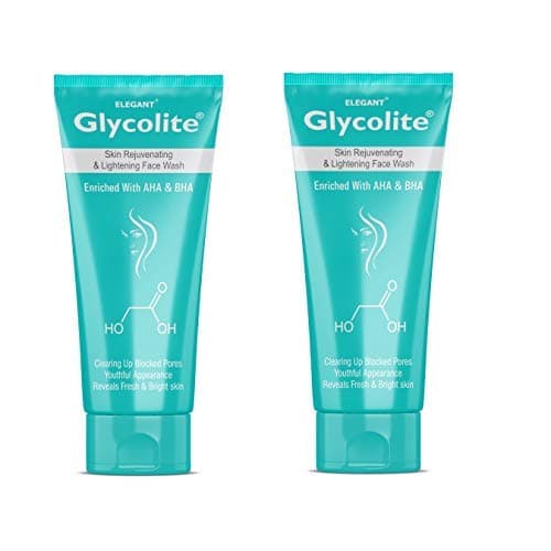Skin Rejuvenating & Lightening Face Wash 60ml | Glycolic Acid Face Wash | Improves Skin Texture, Tone, and Appearance | Reveals Face & Bright Skin | Suitable For All Skin - Pack Of 2