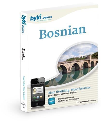 Byki Bosnian Language Tutor Software & Audio Learning CD-ROM for Windows & Mac