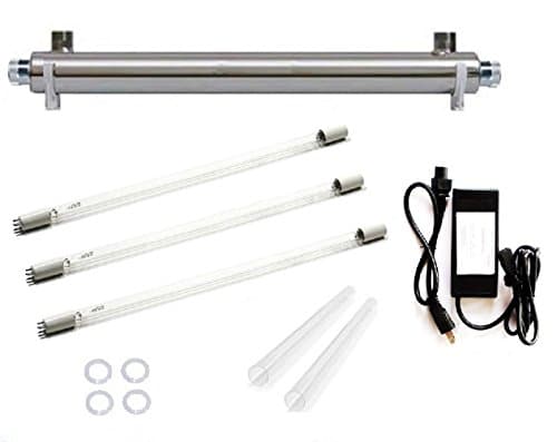Whole House Ultraviolet UV Water Purifier Filter Sterilizer 12GPM + Super Package