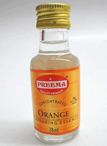 Orange Food Flavouring Essence Preema 28ml Bottle
