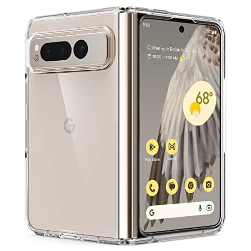 Spigen Ultra Hybrid Designed for Pixel Fold Case (2023) [Anti-Yellowing], [Military-Grade Protection] - Crystal Clear