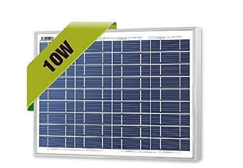 The Sun Factory 10W 12V Standard Poly Crystalline Module Latest Technology, Portable, Light Weight, Long Life Solar Panel for Mobile Charging, Science Projects, Emergency Home Lighting, , Green Energy