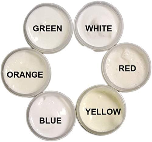 SIX Color UV Reactive Invisible Acrylic Paint Set- 1/2oz pots by GloMania