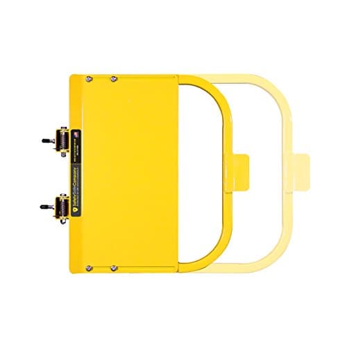 Self-Closing Yellow Safety Gate for Flat Bar or Wall Mount 16-22" • 100% USA Made • Safety Yellow