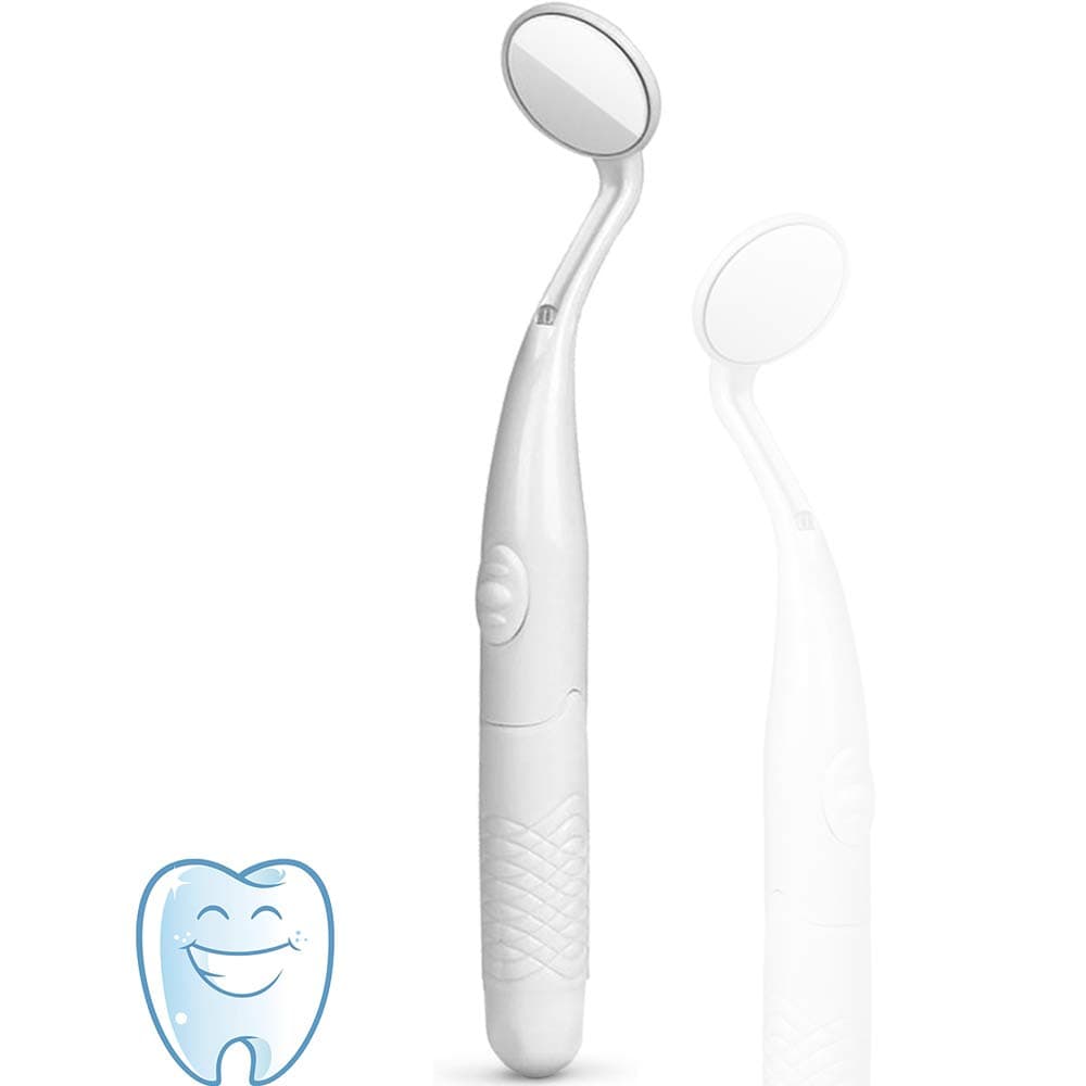 Dental Mirror with Light,Teeth Inspection LED Anti-Fog Mouth Mirror,Dentist Oral Care Tool