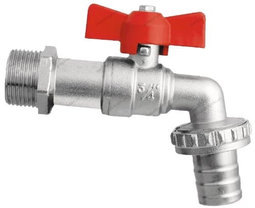 Garden Hose Tap 1/2 BSP Butterfly Handle Ball Valve Bib Water Hose Pipe